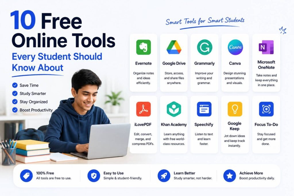 10 Free Online Tools Every Student Should Know About