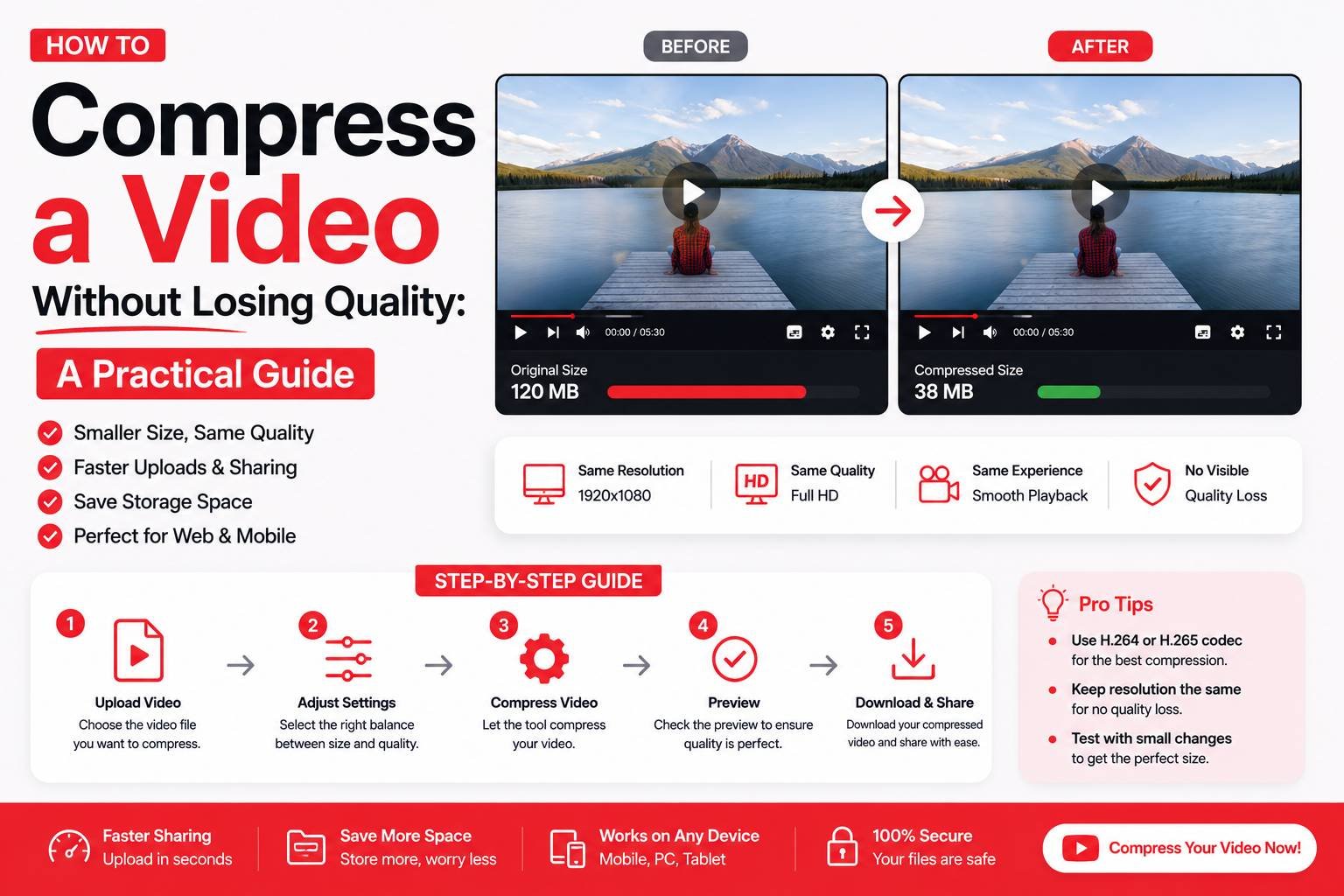 How to Compress a Video Without Losing Quality: A Practical Guide