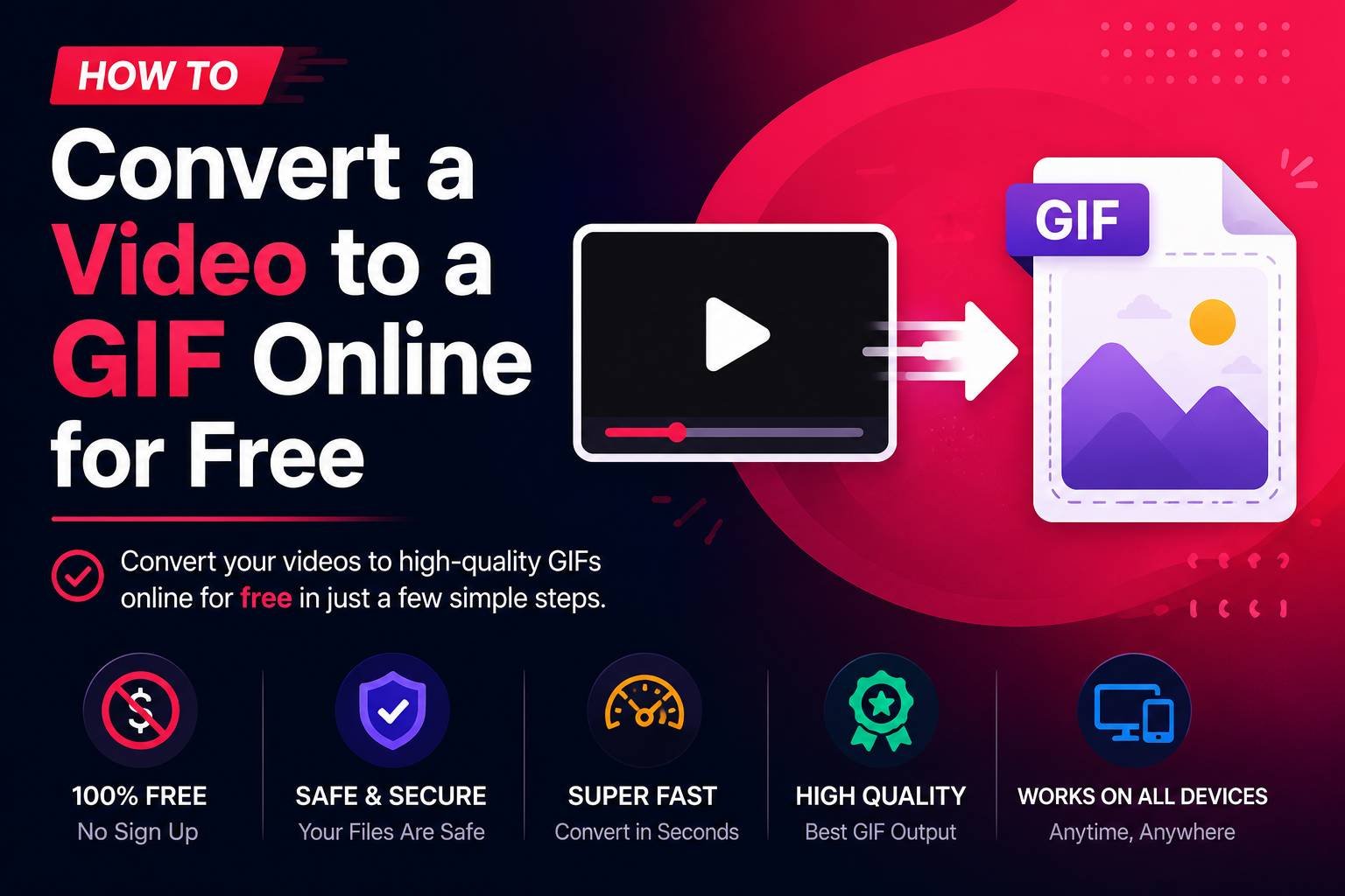 How to Convert a Video to a GIF Online for Free